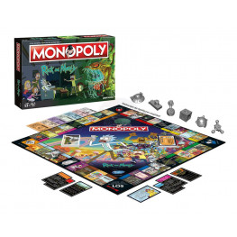 Rick and Morty stolná hra Monopoly *German Version*